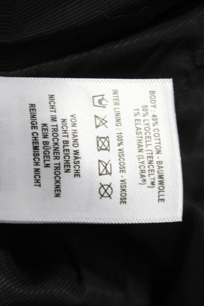 DL1961 Womens Sleeveless Black Button Vest Classic Cotton Size S
