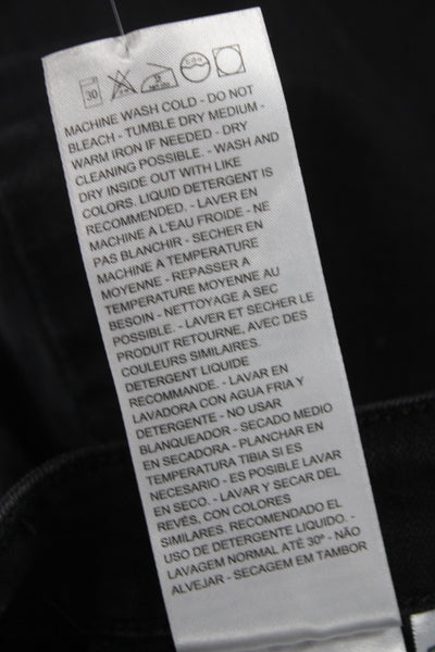 Levis Women Skinny Black High Rise Cotton Jeans Size 25