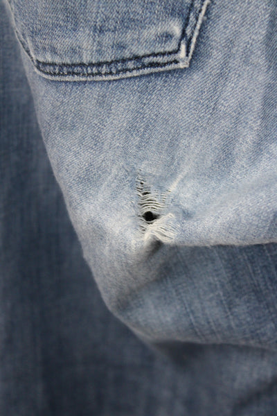 J Brand Mens Straight Jeans Blue Cotton Button Fly Size 33