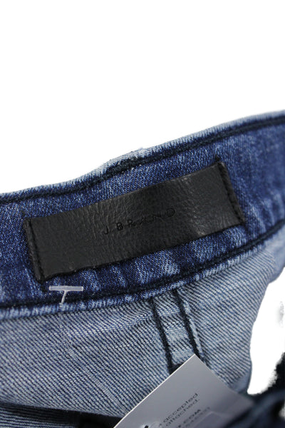 J Brand Mens Straight Jeans Blue Cotton Button Fly Size 33
