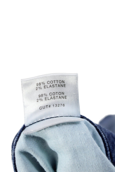 J Brand Mens Straight Jeans Blue Cotton Button Fly Size 33