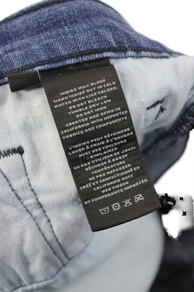 J Brand Mens Straight Jeans Blue Cotton Button Fly Size 33