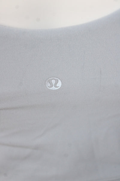 Lululemon Womens Basic V-Neck Nylon Tank Blue Athleisure Size S