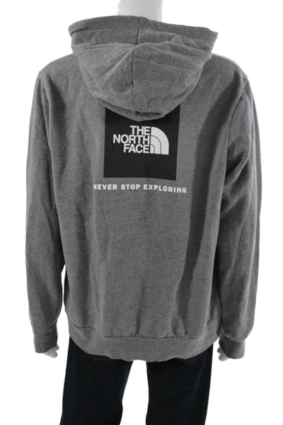 The North Face Mens Pullover Gray Outdoor Graphic Size XL