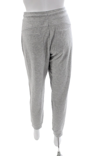 Alo Womens Drawstring Straight Leg Lounge Pants Gray Size XS