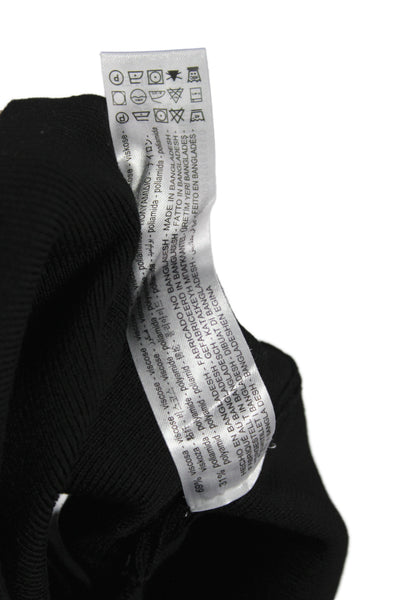 Zara Women Black Basic Tank Sleeveless Crew Neck Top Size S