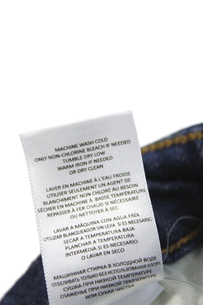 Re/Done Women Straight Mid-Rise Blue Jeans Cotton Size 26