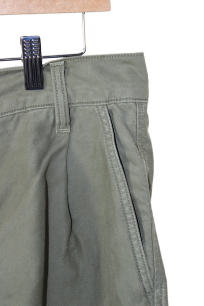 Agolde Women Cargo Pants Green Regenerative Cotton Military Size 25