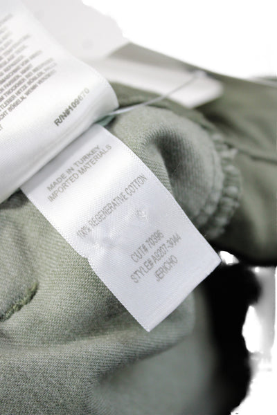 Agolde Women Cargo Pants Green Regenerative Cotton Military Size 25