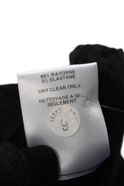 Velvet Womens Black V-Neck Cap Sleeve Basic Blouse Size M