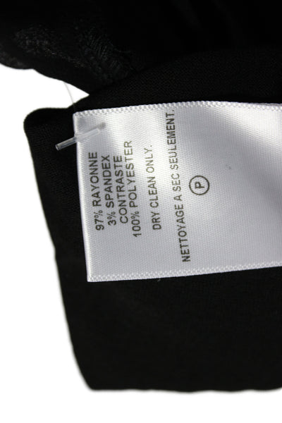 Velvet by Graham & Spencer Women Scoop Neck Sleeveless Tank Black Rayon Size S
