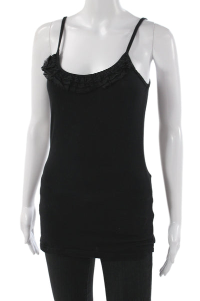 Velvet by Graham & Spencer Womens Black Cotton Camisole Size S