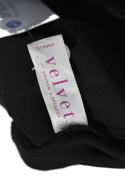 Velvet by Graham & Spencer Womens Black Cotton Camisole Size S