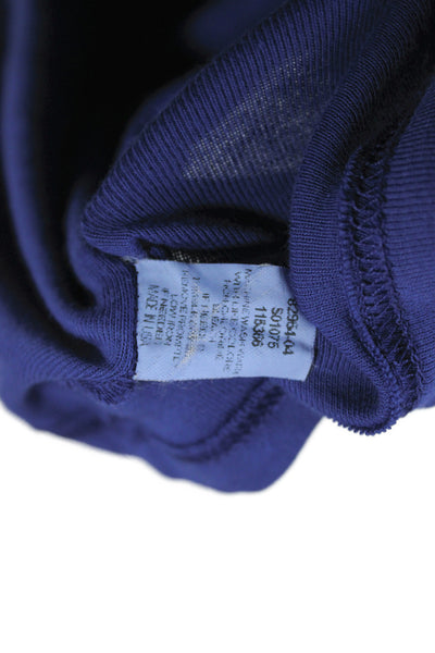 Michael Stars Women Basic Blue Cotton Tank Size One Size