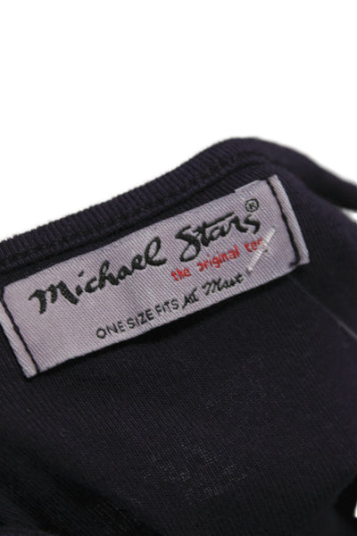 Michael Stars Women Basic Tank Purple Supima Cotton Scoop Neck Size One Size