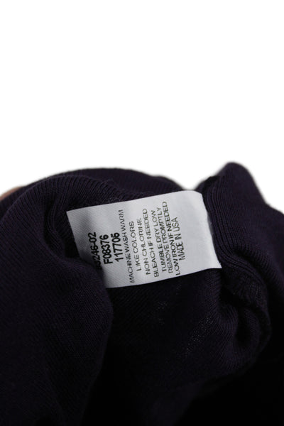 Michael Stars Women Basic Tank Purple Supima Cotton Scoop Neck Size One Size