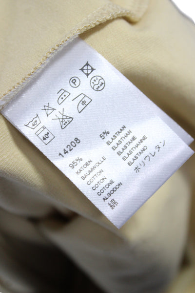 Oilily Womens Beige Cotton Tank Scoop Neck Sleeveless Top Size M