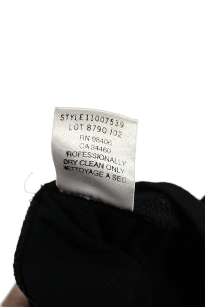 Theory Women Basic Scoop Neck Black Sleeveless Tank Size One Size