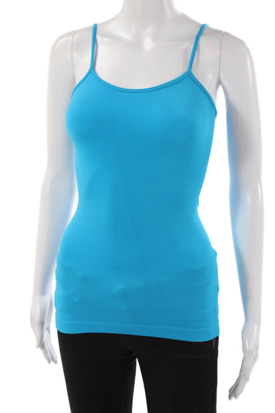 So Nikki Teens Camisole Blue Scoop Neck Sleeveless Nylon Size S