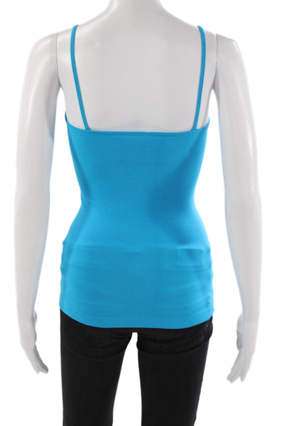 So Nikki Teens Camisole Blue Scoop Neck Sleeveless Nylon Size S