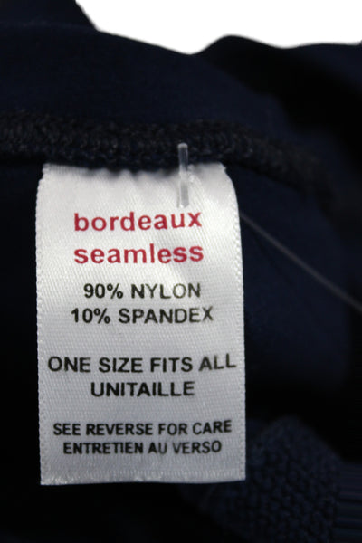 Bordeaux Womens Basic Blue Tank Scoop Neck Sleeveless Size One Size