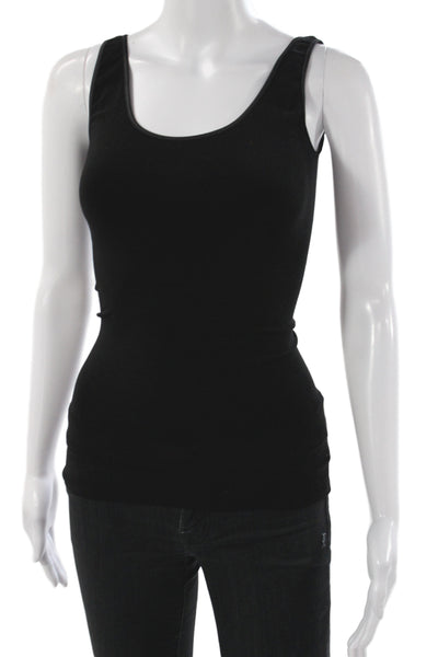 Cosabella Women Black Bamboo Viscose Scoop Neck Tank Solid Sleeveless Size M