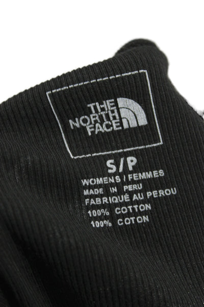 The North Face Womens Black Scoop Neck Cotton Tank Sleeveless Petite Size S