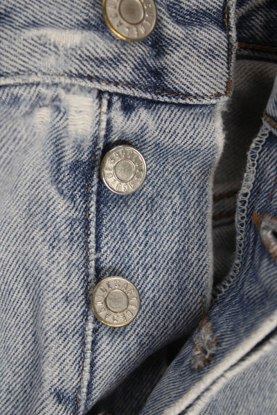 Agolde Womens Straight High Rise Blue Jeans Size 26