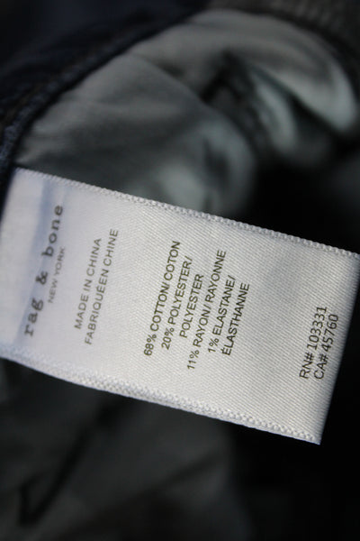 Rag & Bone Mens Straight Jeans Blue Cotton Button Fly Size 34