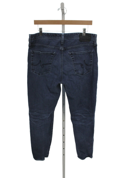 AG Adriano Goldschmied Mens Straight Blue Jeans Size 34