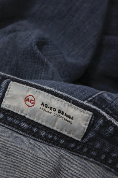 AG Adriano Goldschmied Mens Straight Blue Jeans Size 34