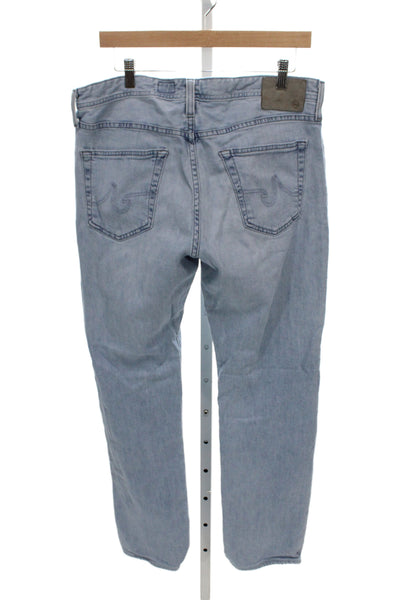 AG Adriano Goldschmied Mens Straight Jeans Blue Size 34