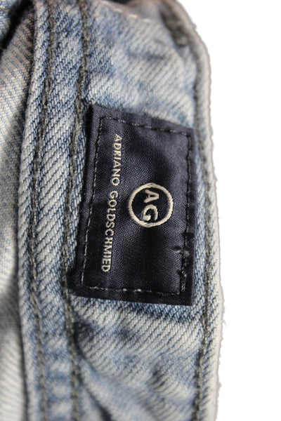 AG Adriano Goldschmied Mens Straight Jeans Blue Size 34