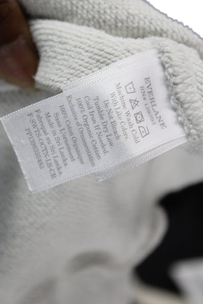 Everlane Womens Gray Organic Cotton Sweatshirt Basic Crew Size S