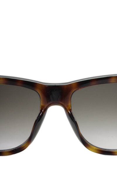 Le Specs Womens Tortoise Shell Print Oversized Square Sunglasses Brown