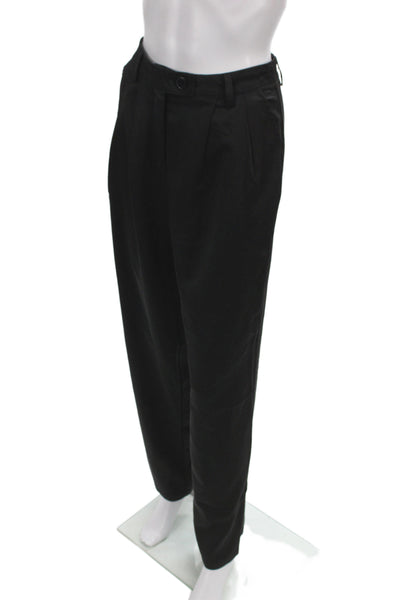 More To Come Womens Dress Pants Black Button 3% Spandex Size XS