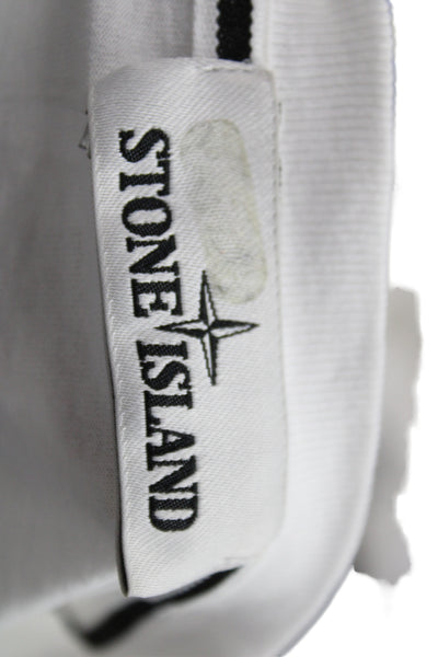 Stone Island Mens Graphic Logo Cotton Crew T-Shirt Size S