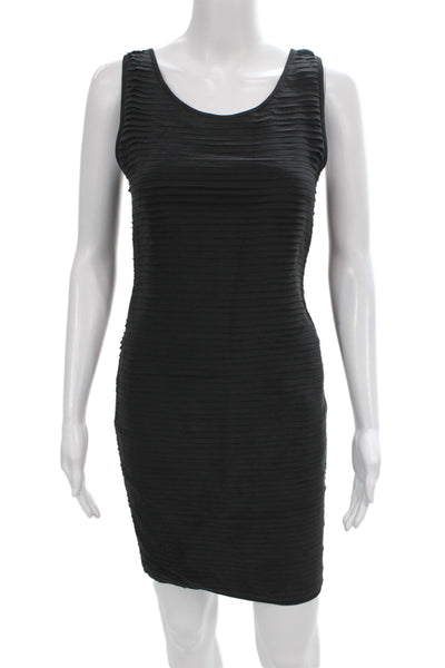 Rag & Bone Womens Bodycon Black Striped Sleeveless Scoop Neck Dress Size S