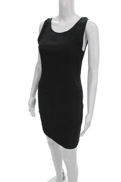Rag & Bone Womens Bodycon Black Striped Sleeveless Scoop Neck Dress Size S