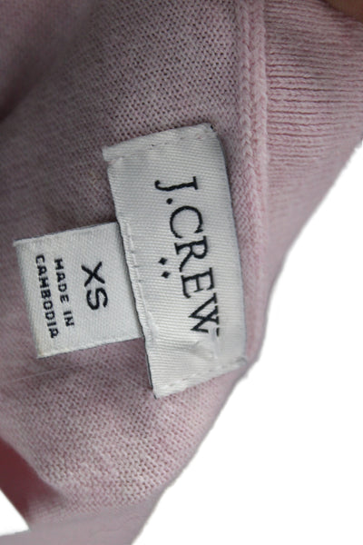 J Crew Womens Basic Cotton Crewneck Tank Sleeveless Pink Size XS