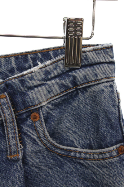 Zara Womens Mom Jeans Blue High Rise Lyocell Inseam 30 Size 4