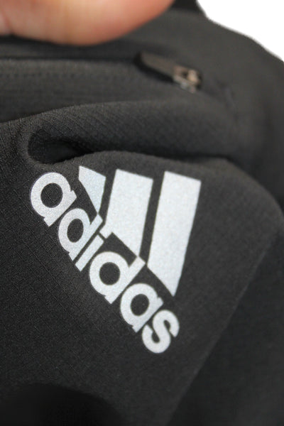 Adidas Mens Black Windbreaker Zip Size 2XL