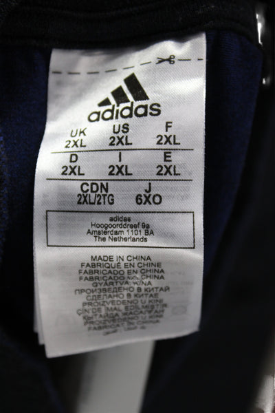 Adidas Mens Long Sleeves Turtleneck Shirt Black Size Extra Extra Large