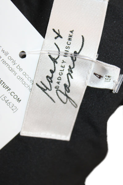 Mark & James by Badgley Mischka Women Shift Dress Green Linen Size 4