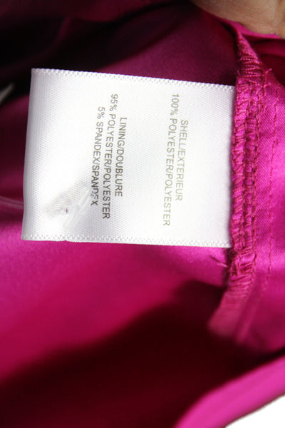 Belle Badgley Mischka Womens Pink Kaftan Dress Short Sleeve Size S