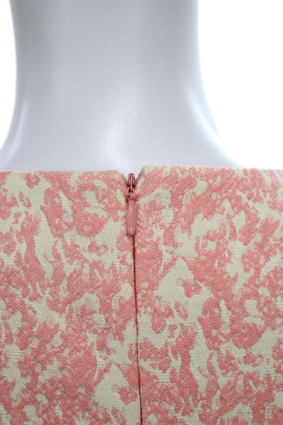 Belle Badgley Mischka Women Sheath Dress Pink Sleeveless Knee Length Size 4