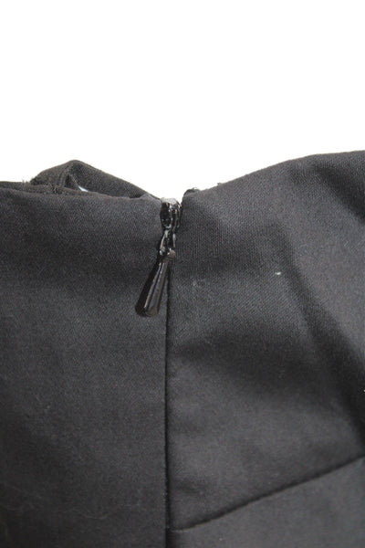 Mark & James by Badgley Mischka Womens Sheath Black One-Shoulder Knee Size 6
