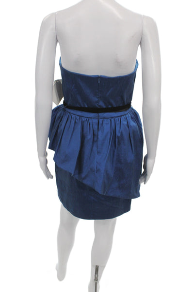Mark & James by Badgley Mischka Womens Mini Dress Sweetheart Blue Size 6