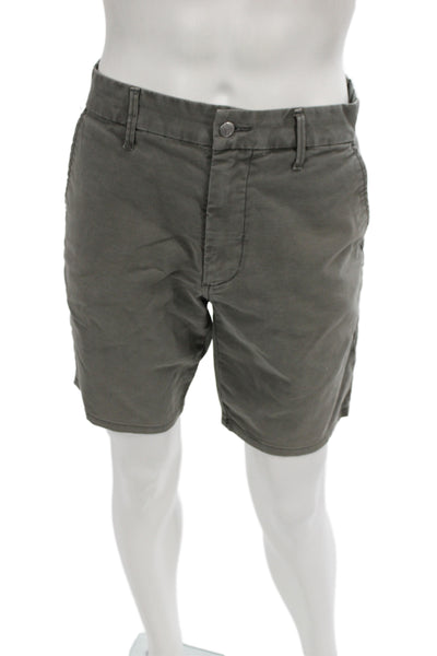 Joes Jeans Mens Chino Shorts Gray 97% Cotton Size 32