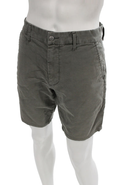 Joes Jeans Mens Chino Shorts Gray 97% Cotton Size 32